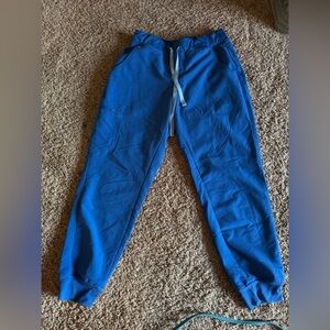 FIGS Yola™ Jogger Scrub Pants – Royal Blue – Size Medium